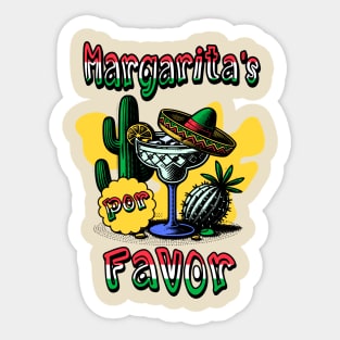 Margarita’s por favor Sticker